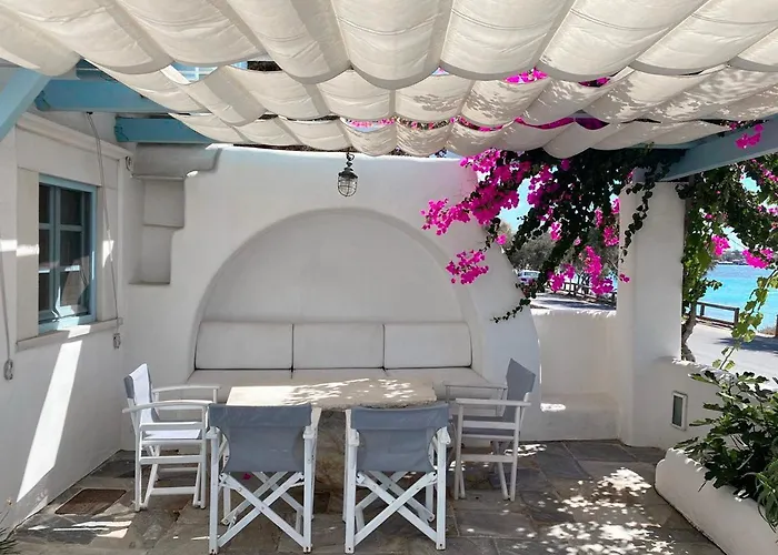 Unique Beachfront Cycladic @